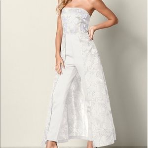 NWT White Bridal Jumpsuit by Venus